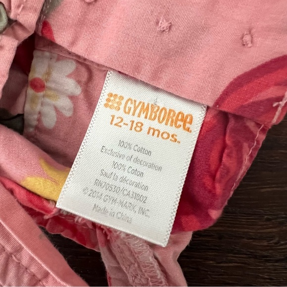 Gymboree Unicorn Garden Rose Tiered Ruffle Dress Toddler Baby Girls 12-18 Month - Picture 4 of 6